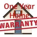 One Year Home warranty