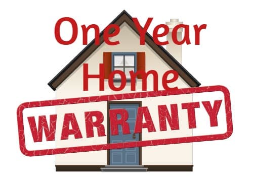 One Year Home warranty